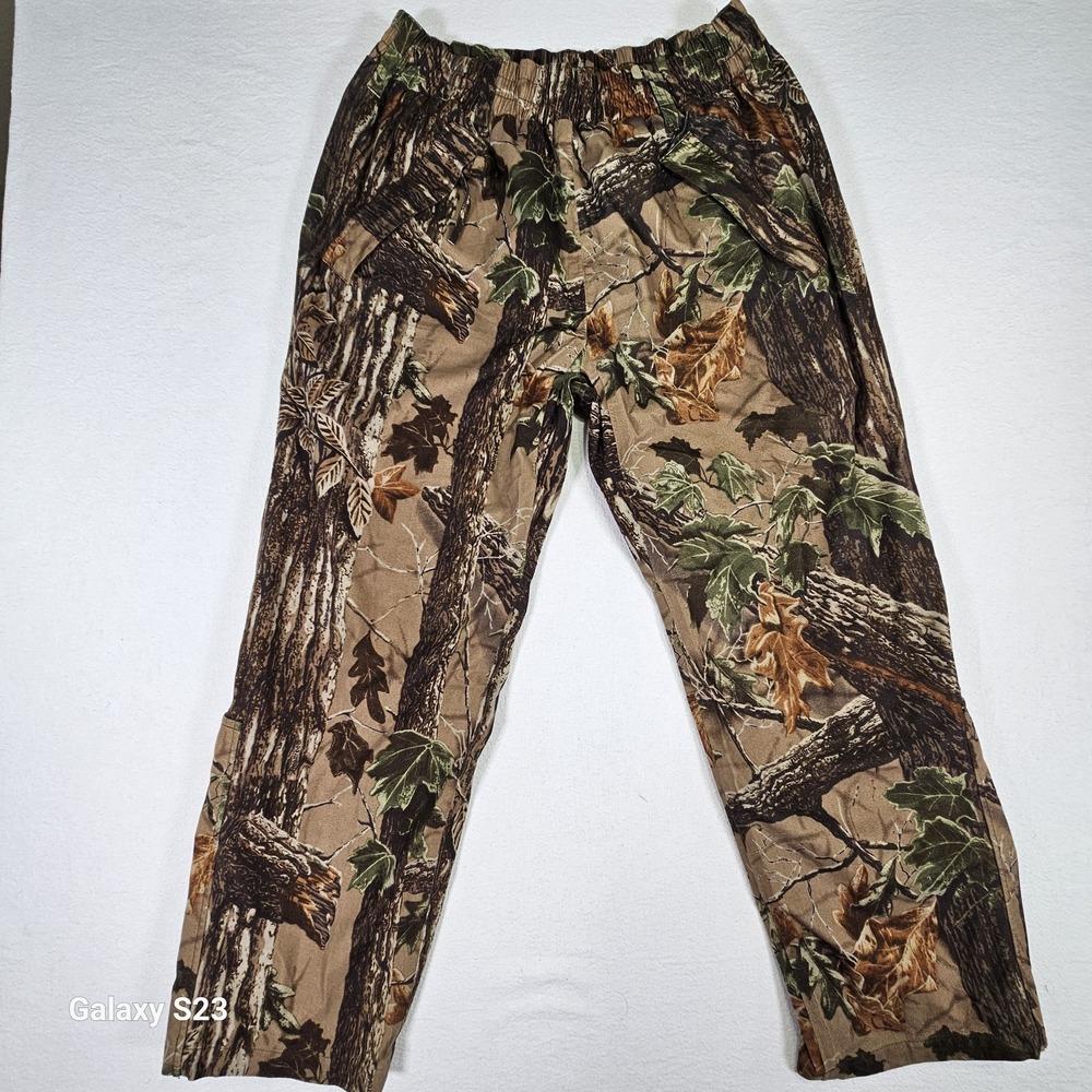 Pella Size Pants Mens L Waterproof Breathable Camo Outdoor Hunting Rainwear